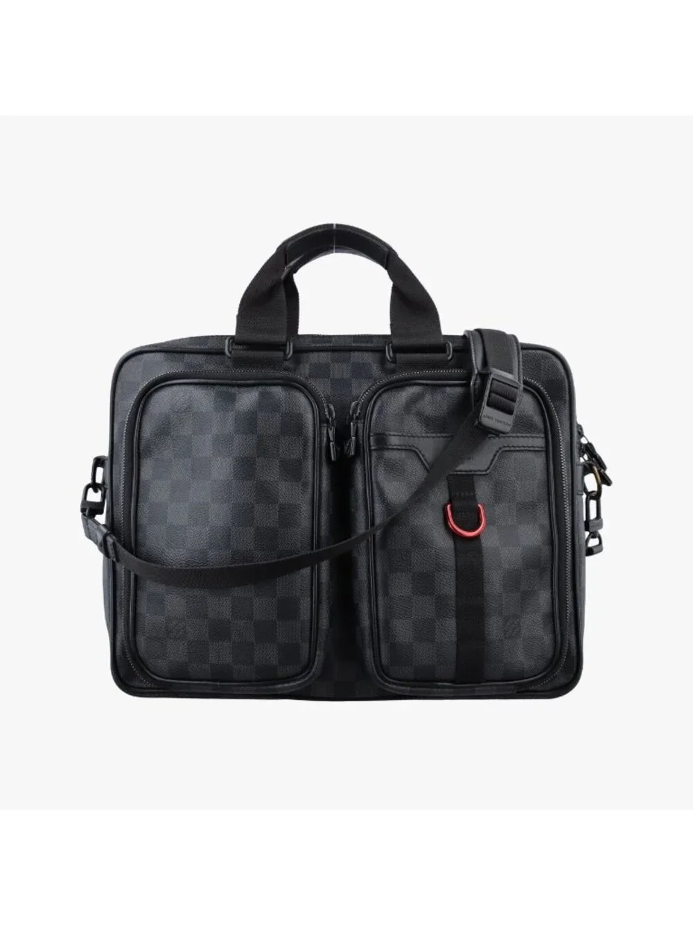 Louis Vuitton Utility Business Black Damier Graphite Tote